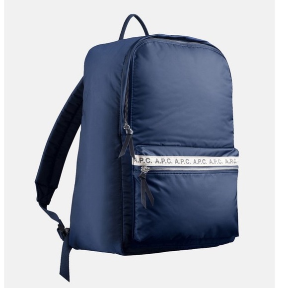 A.P.C Sac A Dos Sally Backpack - Navy Blue - Picture 2 of 5
